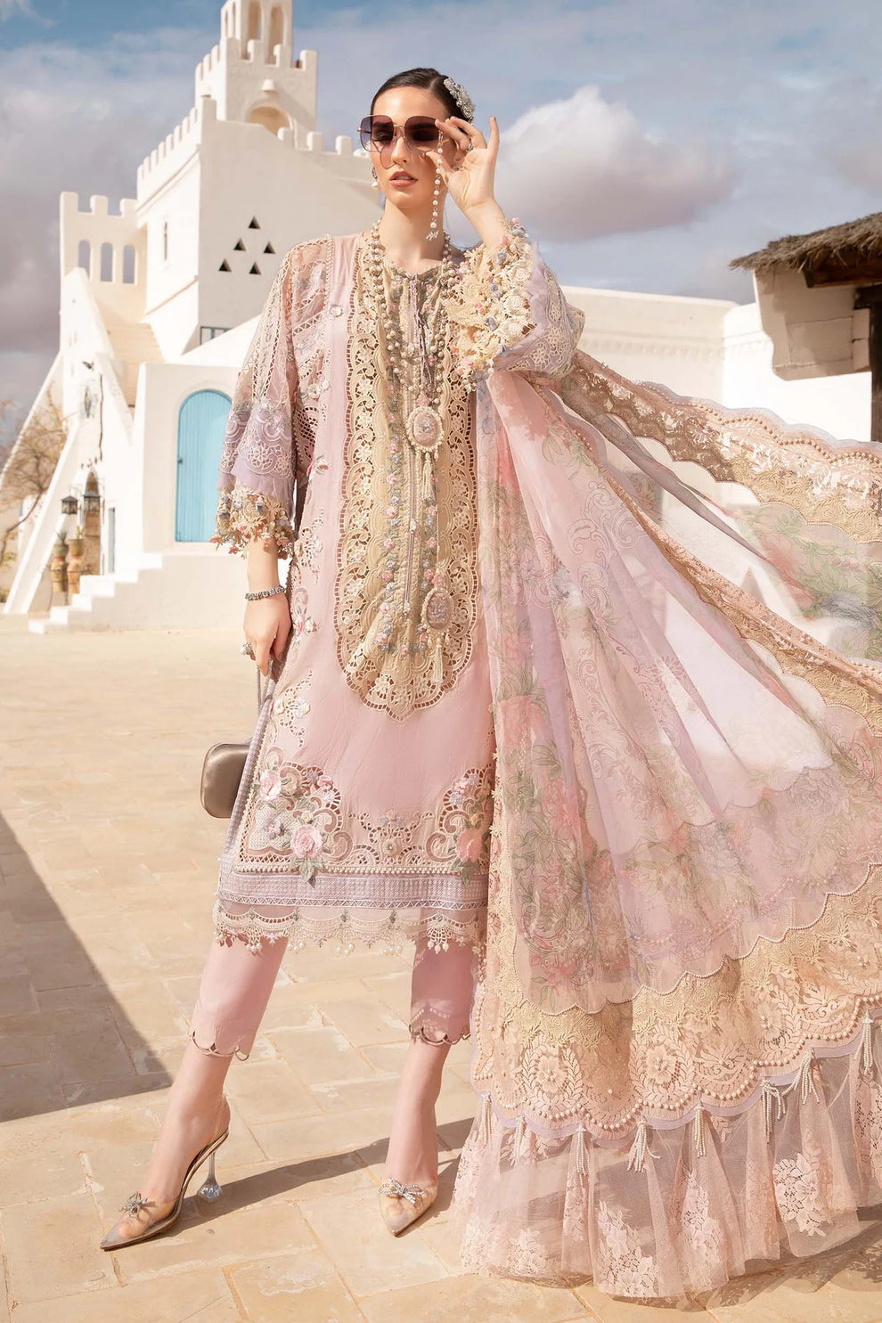 Maria B Luxury Lawn D-2406-A